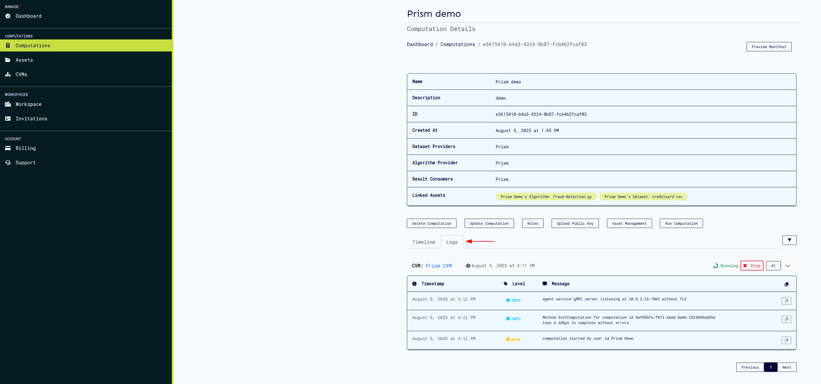 Logging and Monitoring